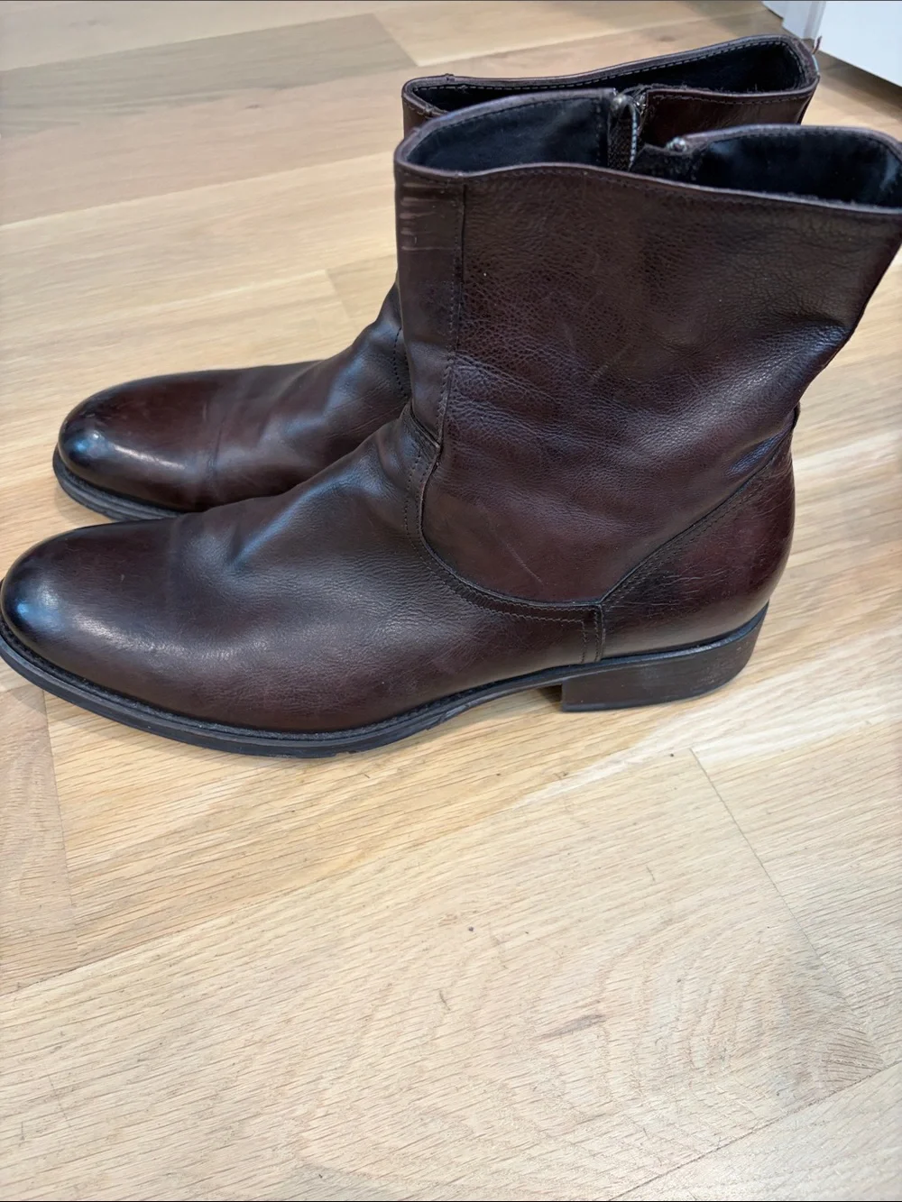 To Boot Men's Dark Brown Leather Chukka Boots
